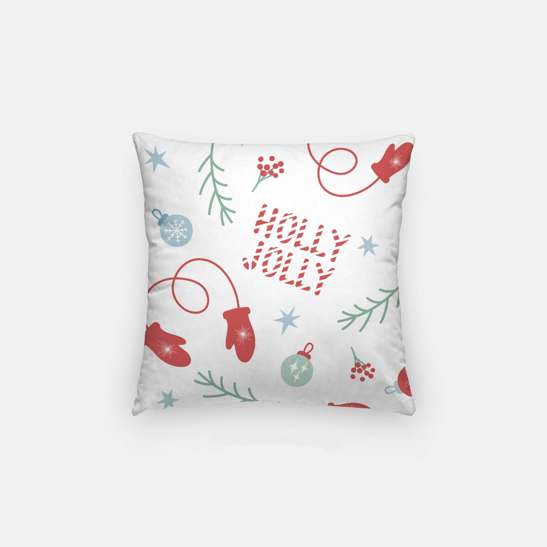 Red Merry Christmas #3 Artisan Pillow Case 14 Inch