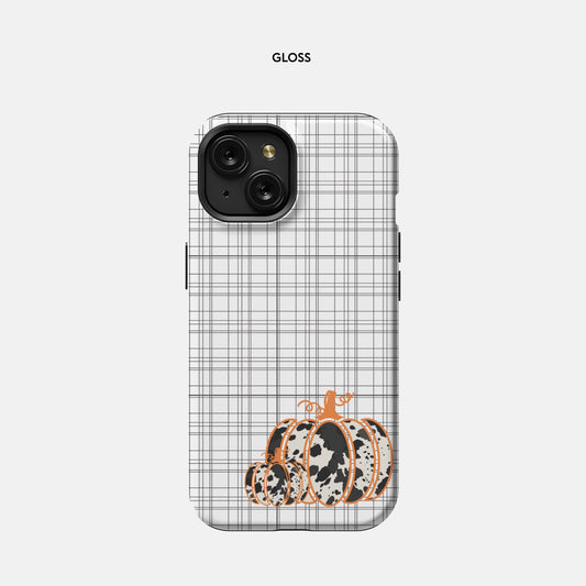 Stripes & Pumpkins iPhone 15 MagSafe Tough Case