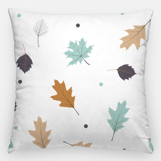 Blue Leaf Artisan Pillow Case 24 Inch