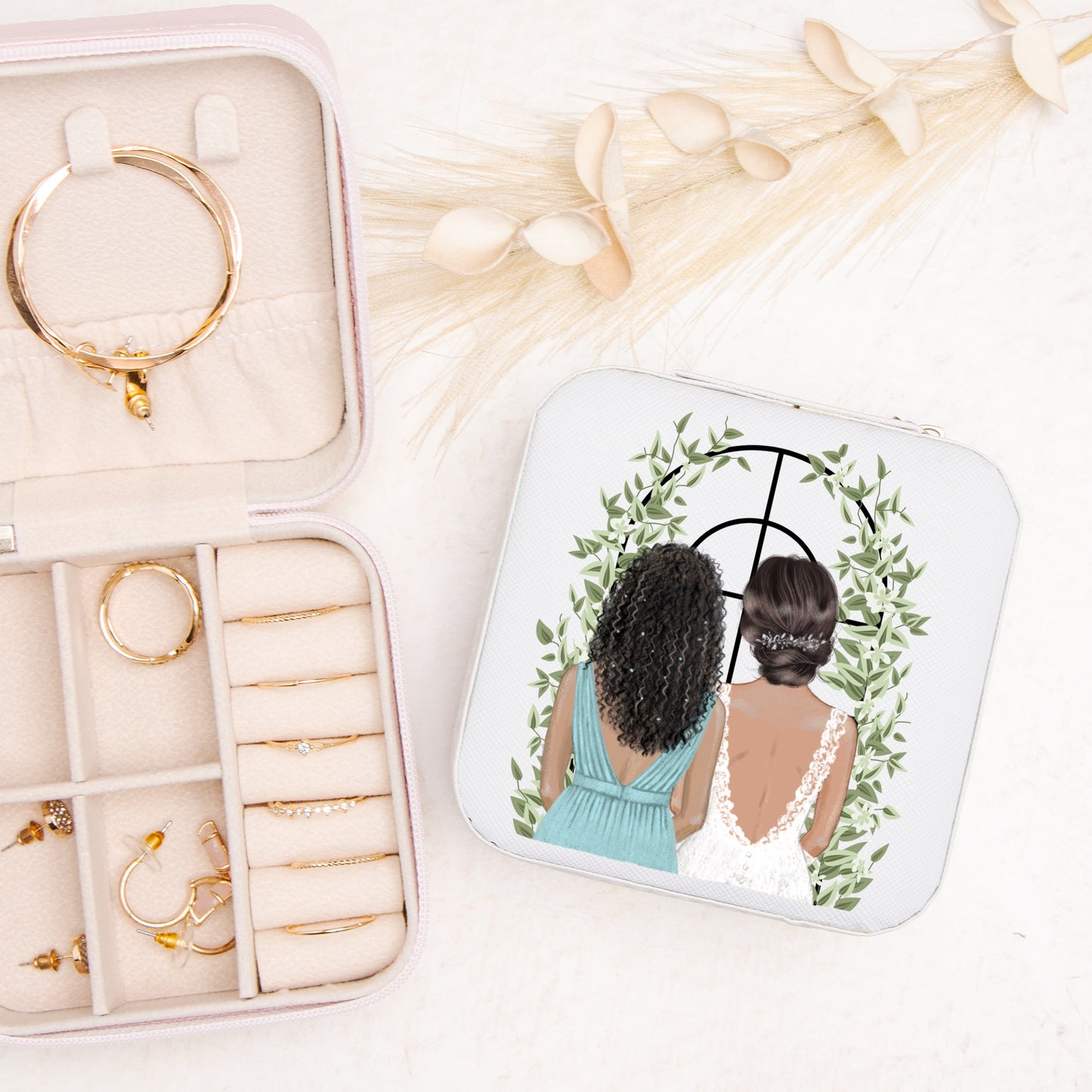 Bridesmaid #4 Jewelry Travel Case