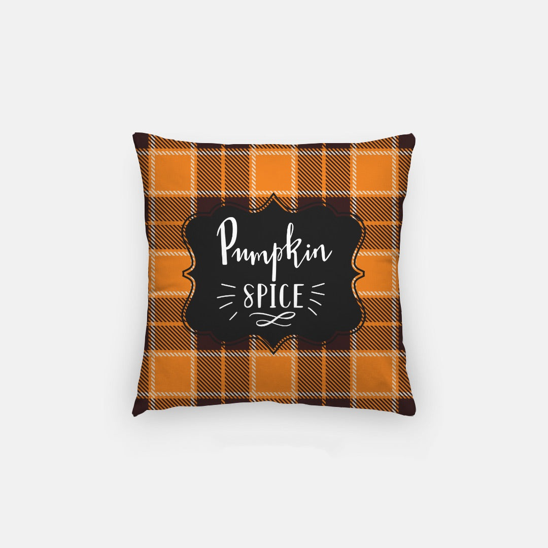 Pumpkin Spice Artisan Pillow Case 14 Inch