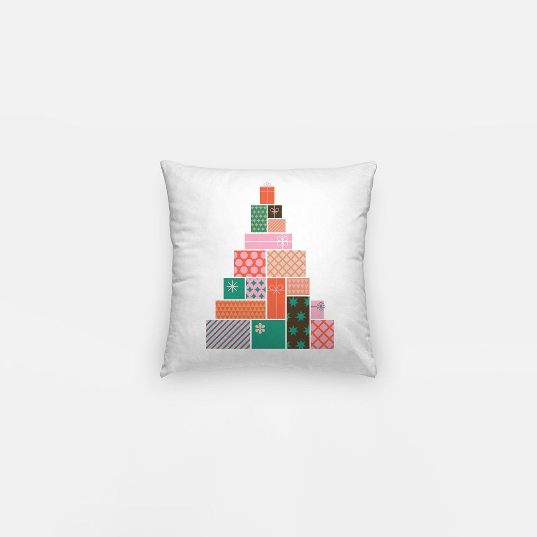 Pink Merry Christmas #2 Artisan Pillow Case 10 Inch