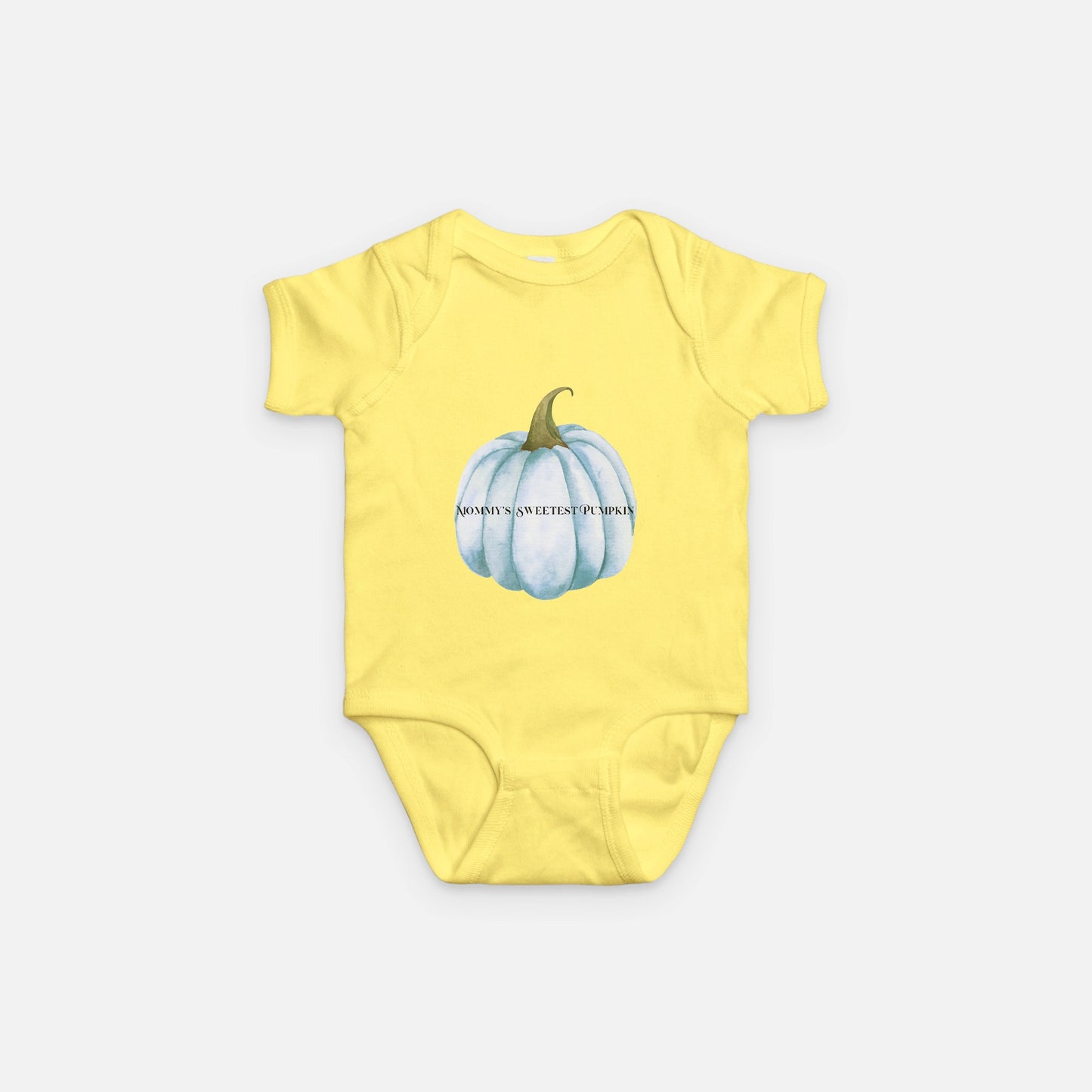 Mommy’s Pumpkin Blue Baby One Piece Rabbit Skins