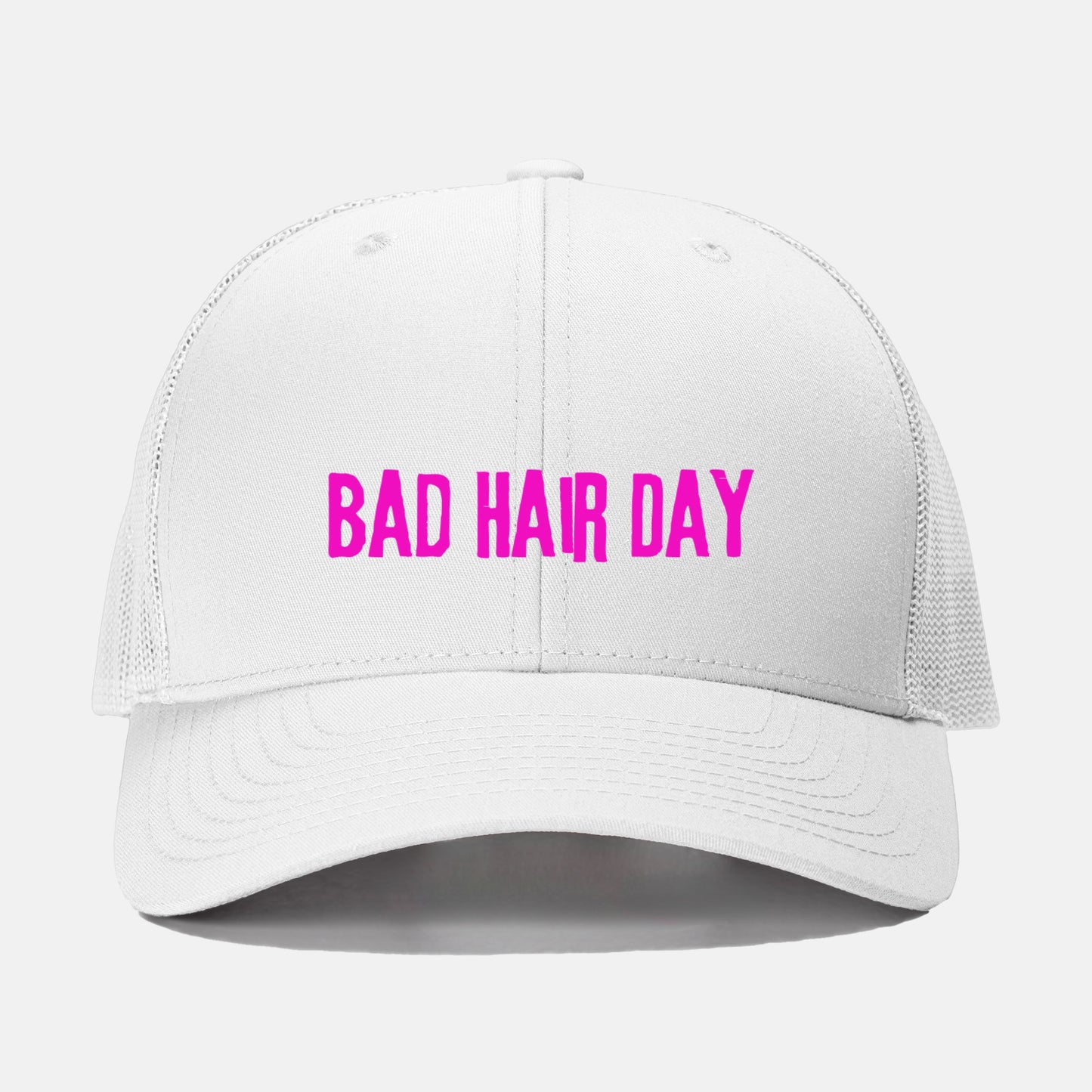 Pink Bad Hair Day Retro Trucker Hat