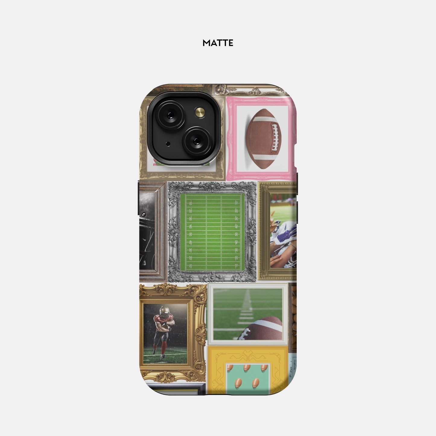 Hall of Frames - Football iPhone 15 MagSafe Tough Case