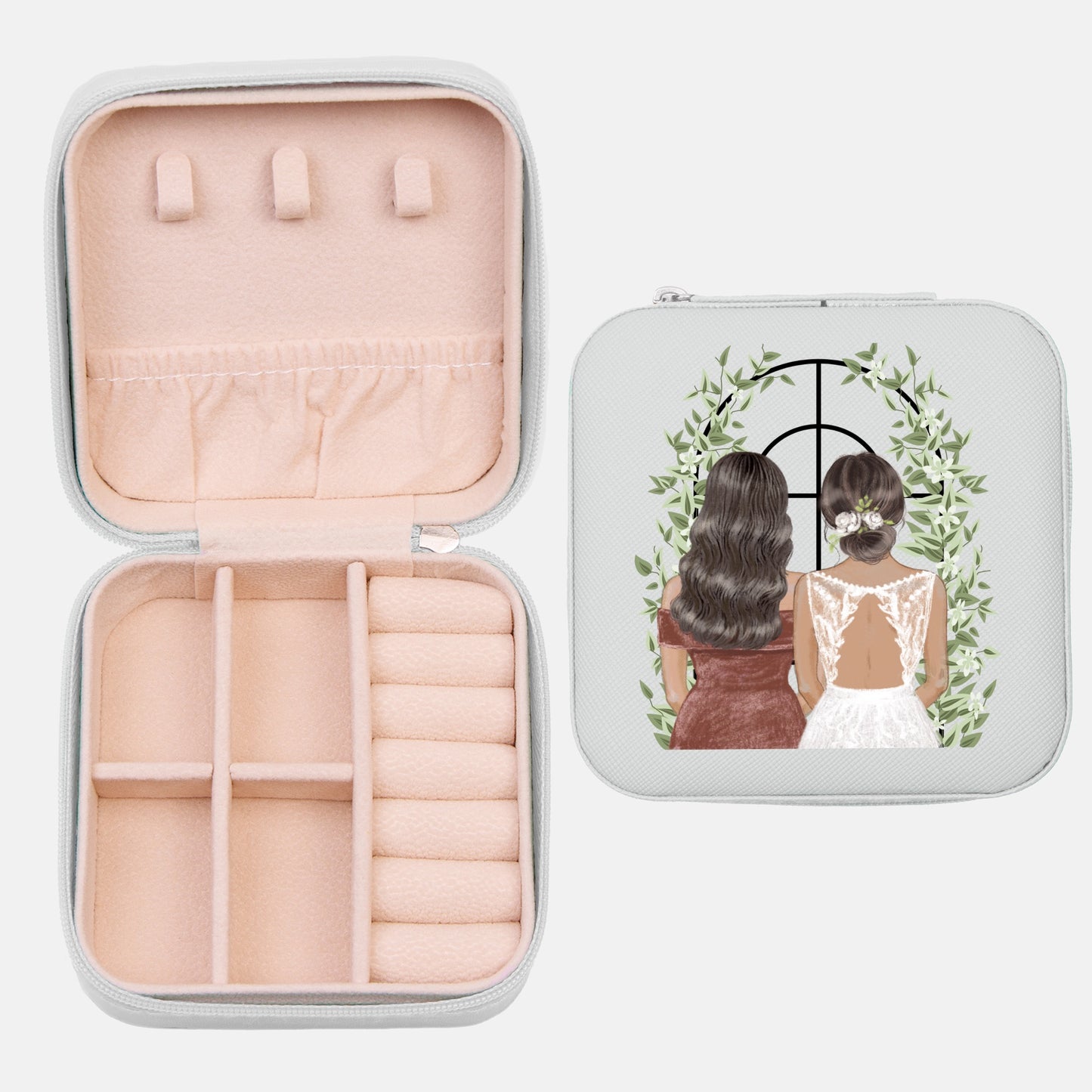 Bridesmaid #1 Jewelry Travel Case