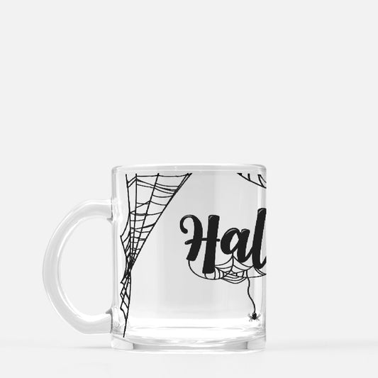 Web Halloween Glass Mug