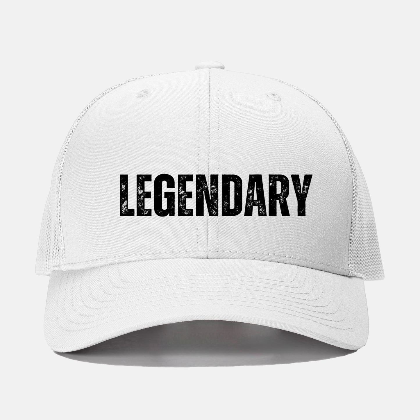 Black Legendary Retro Trucker Hat