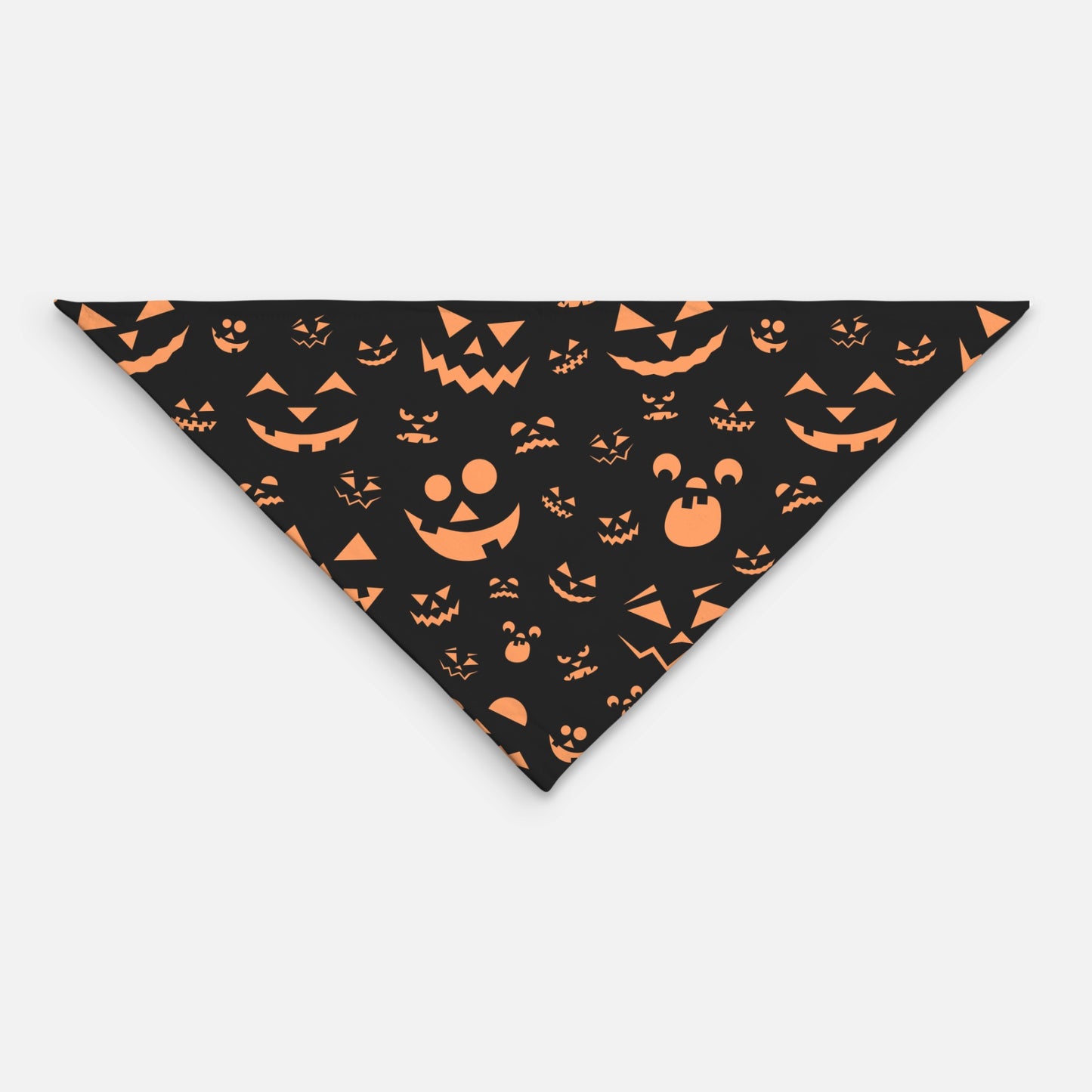 Pumpkin Face Pet Bandana Org