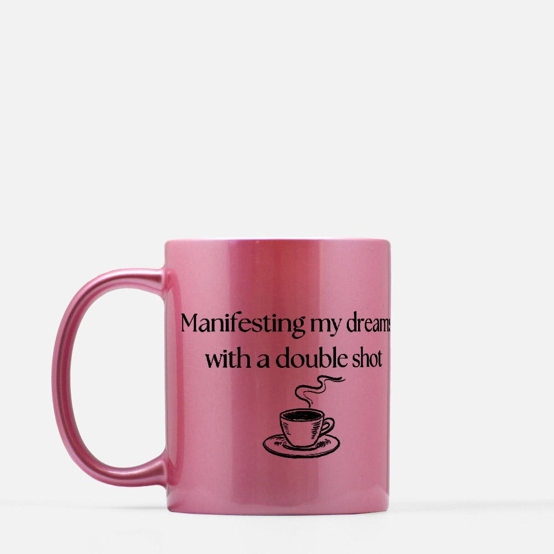 Pink Double Shot Mug 11oz