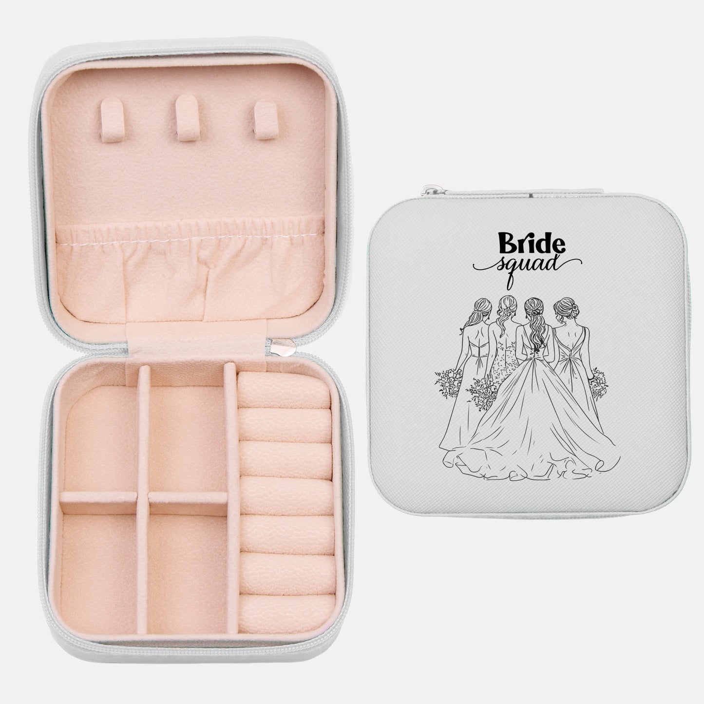 Bride Squad Jewelry Travel Case