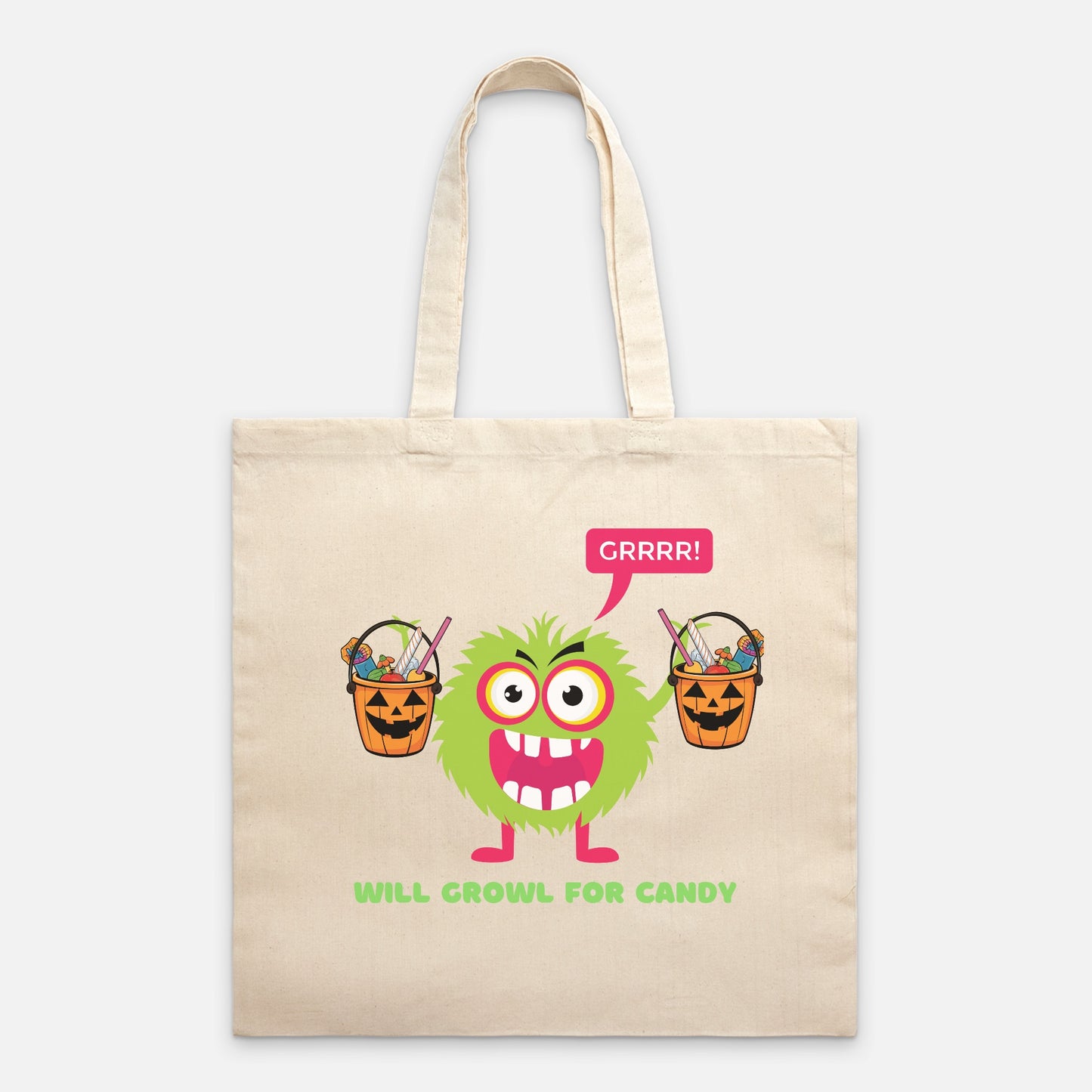 Growl For Candy Tote Bag