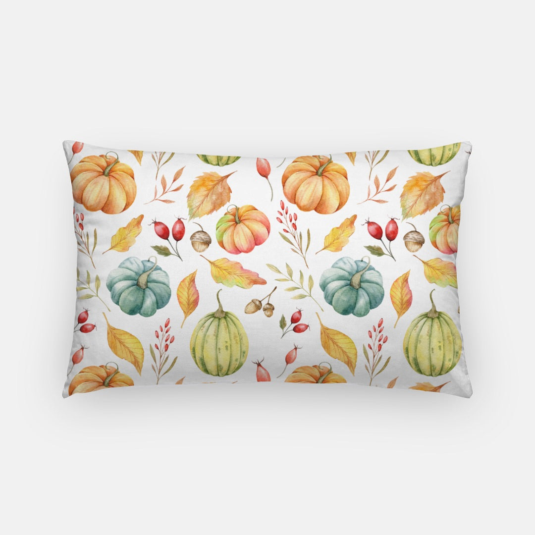 Blue Pumpkins Artisan Pillow Case Lumbar