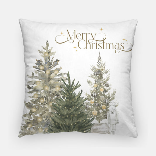 Green Merry Christmas #2 Artisan Pillow Case 20 Inch