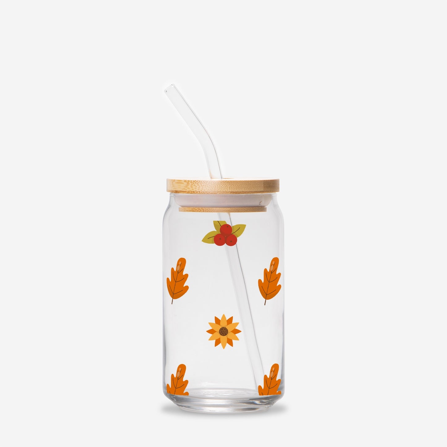 Leaf Glass Can 16oz