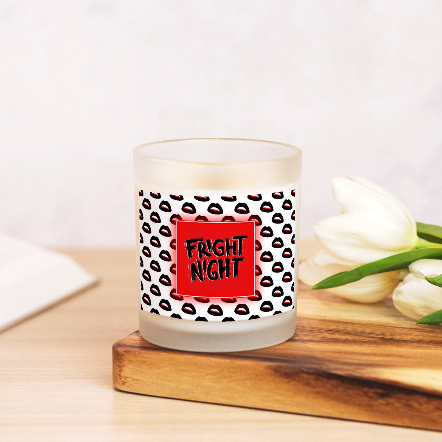 Fright Night Frosted Glass Candle 11oz