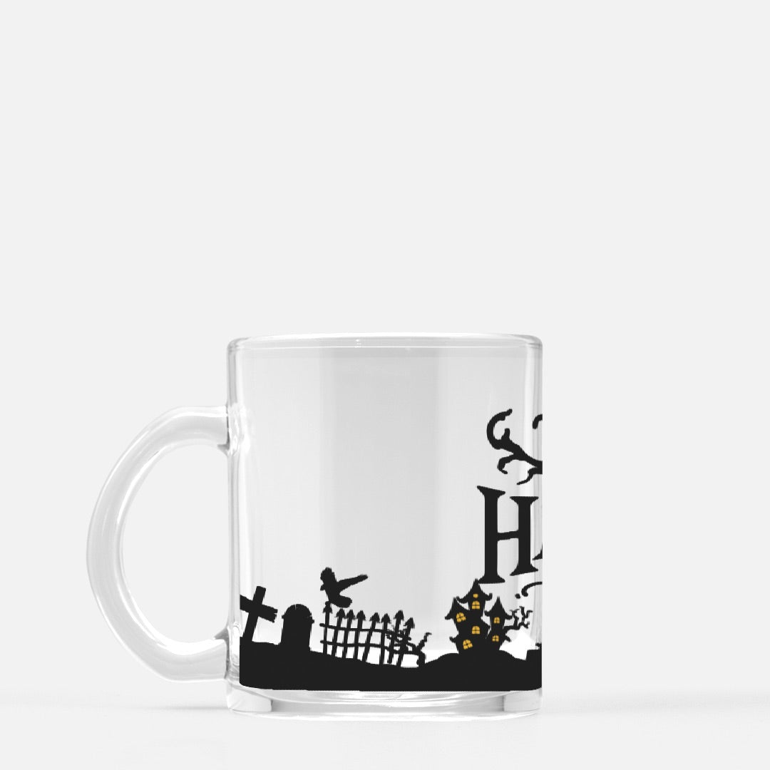 Trick or Treat Halloween Glass Mug