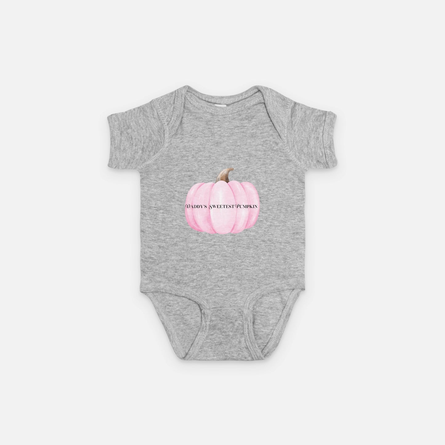 Daddy’s Pumpkin Pink Baby One Piece Rabbit Skins