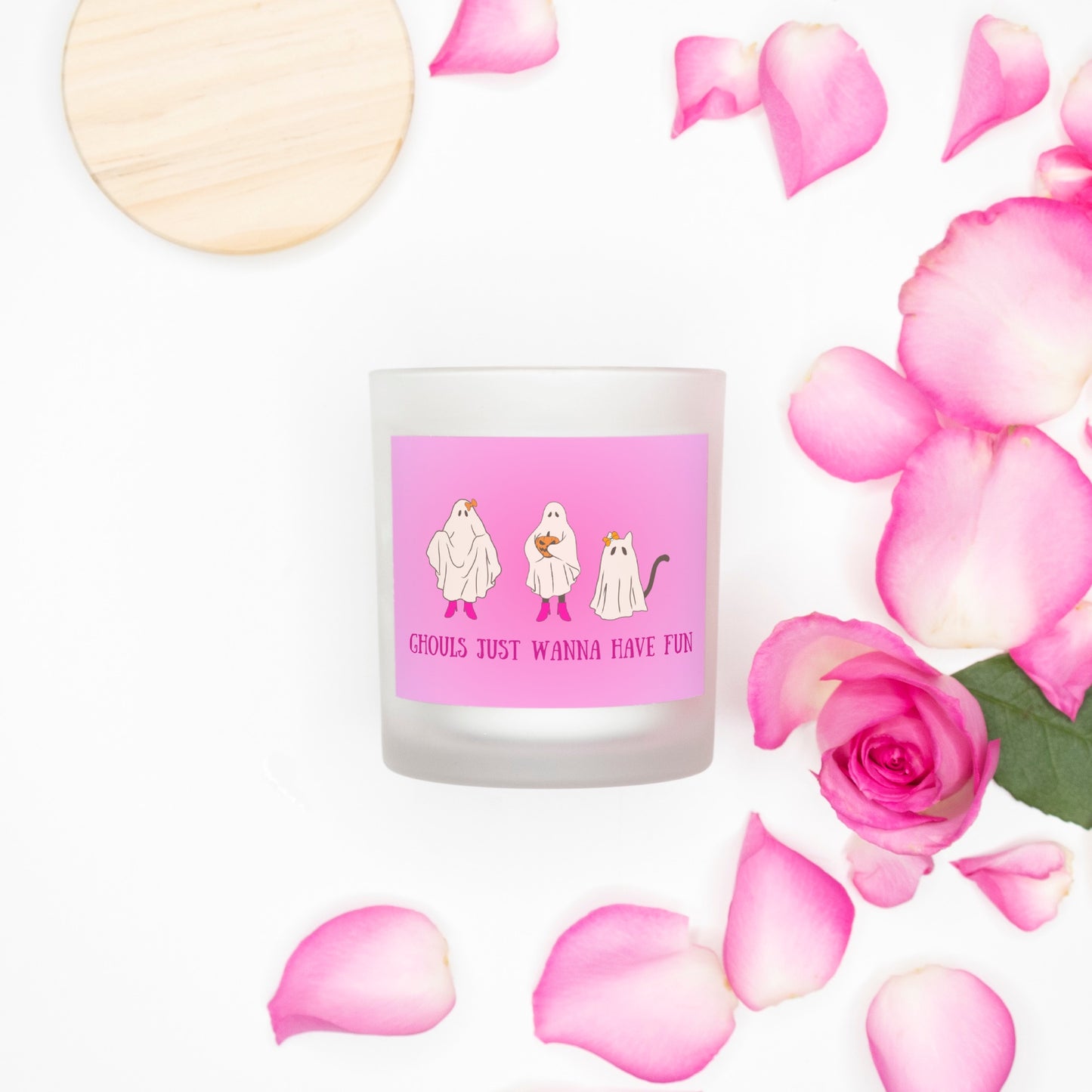 Limited Edition 9oz Pink Wick Ghouls Candle