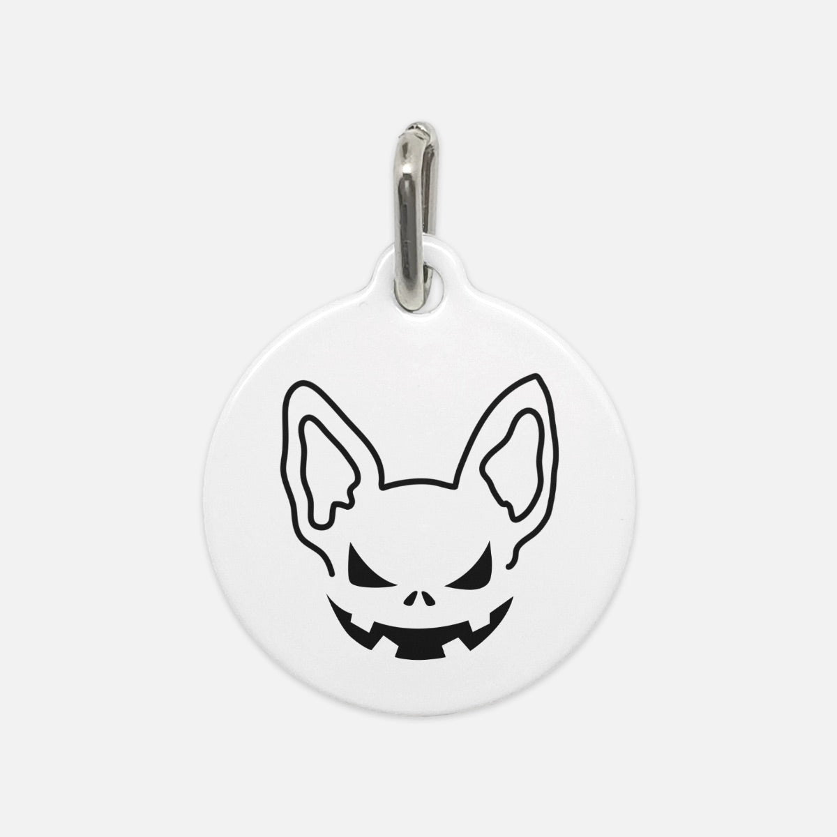 Jack O Pup Naughty Pet Tag Wht