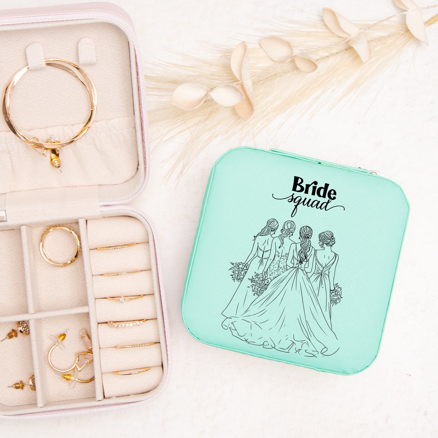 Bride Squad Jewelry Travel Case