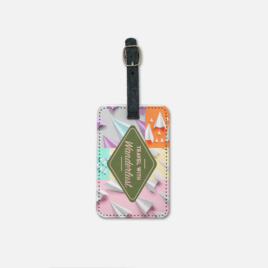 Wanderlust Luggage Tag w/Buckle