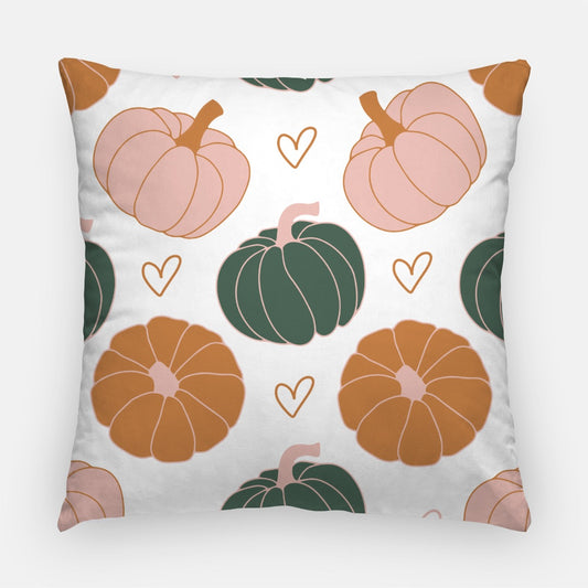 Orange Pumpkins Artisan Pillow Case 22 Inch