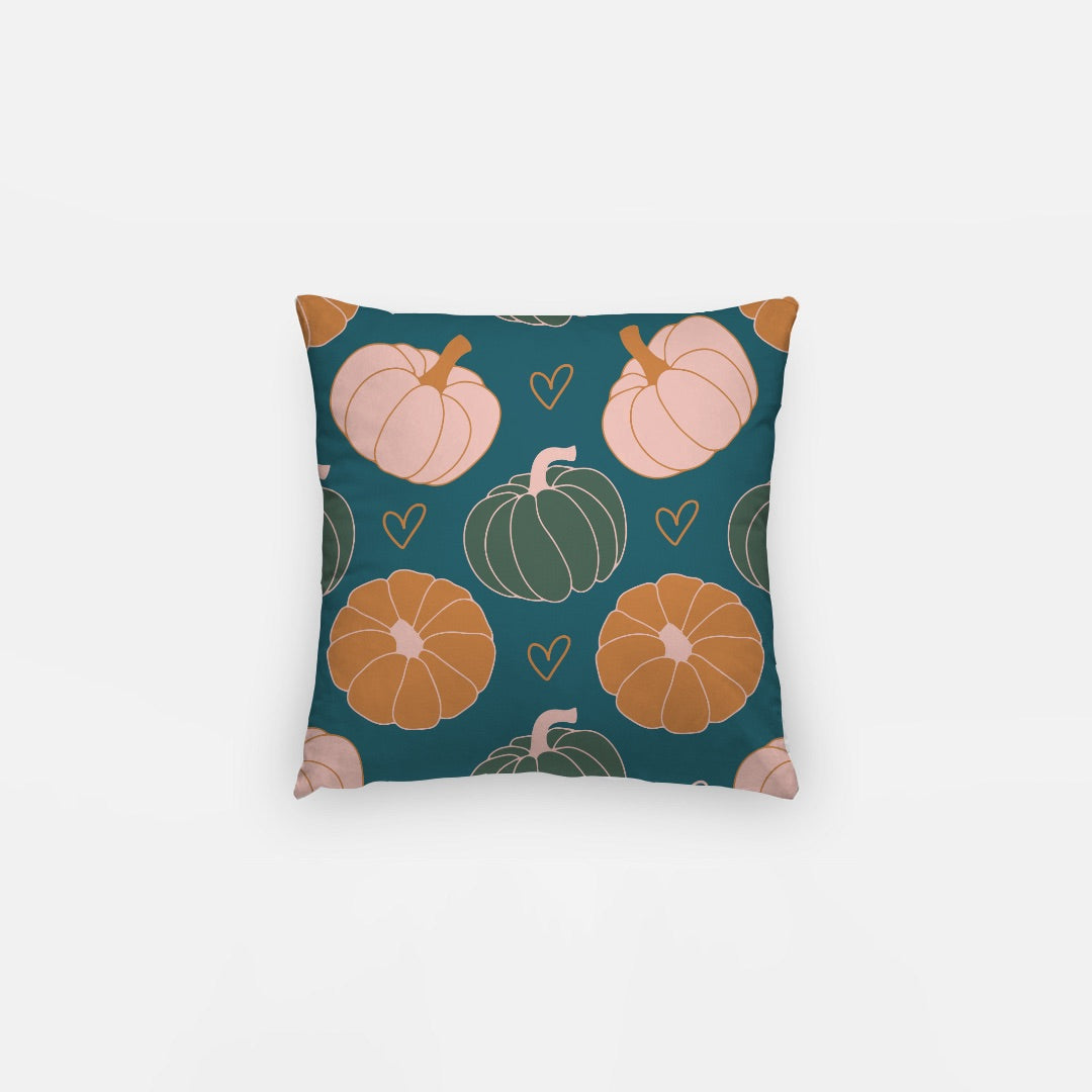 Green Pumpkins Artisan Pillow Case 12 Inch