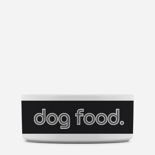 Dog Food Gray Pet Bowl