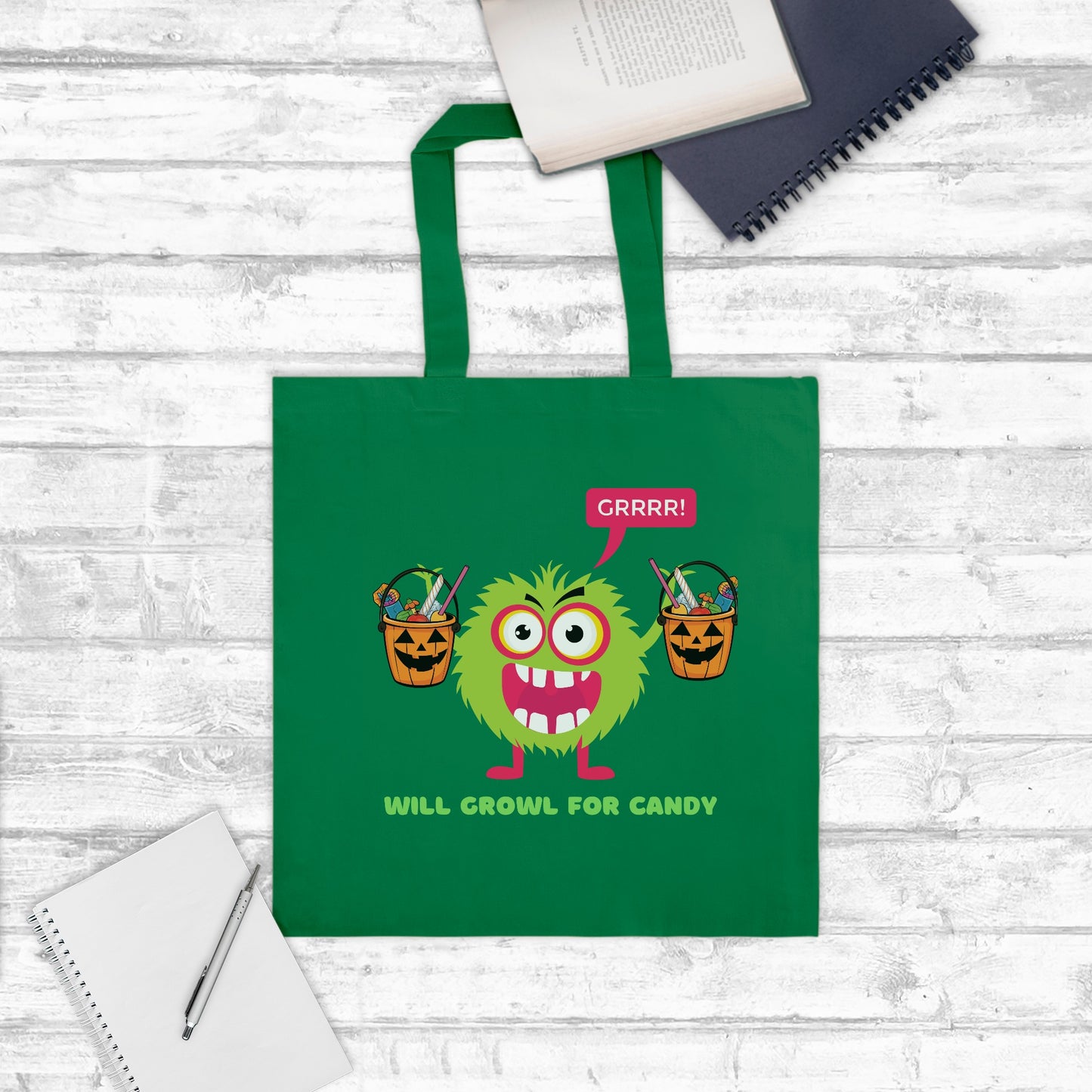 Growl For Candy Tote Bag