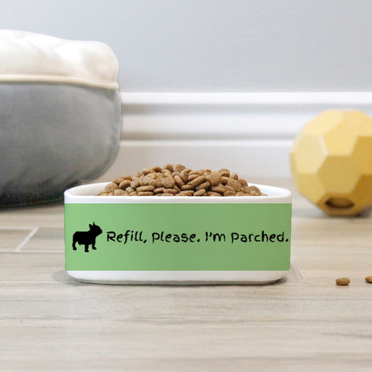 Parched Dog Pet Bowl Green