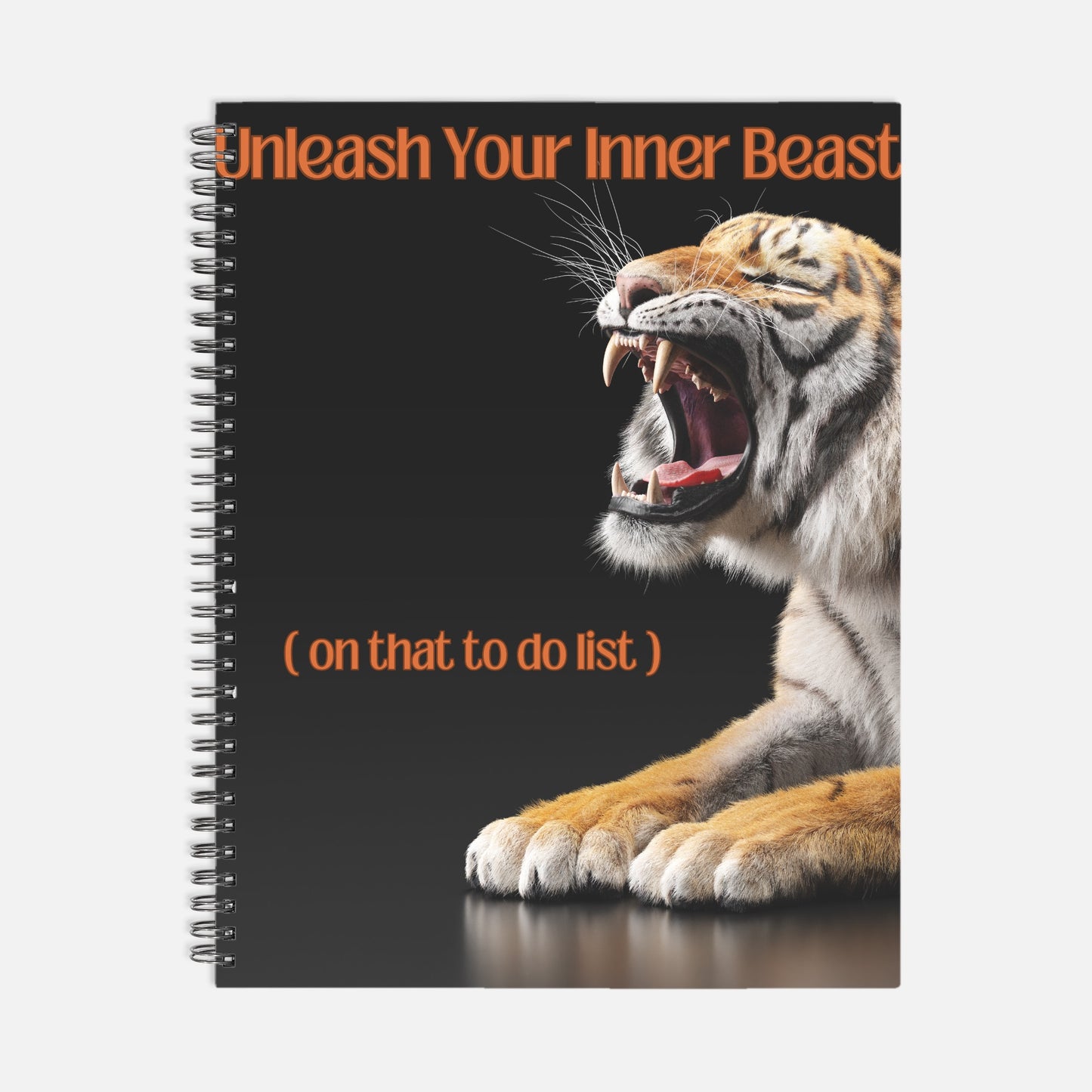 Inner Beast Notebook Softcover Spiral 8.5 x 11