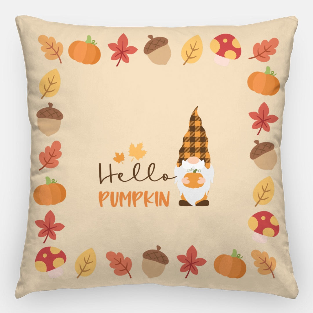 Hello Pumpkin Artisan Pillow Case 24 Inch