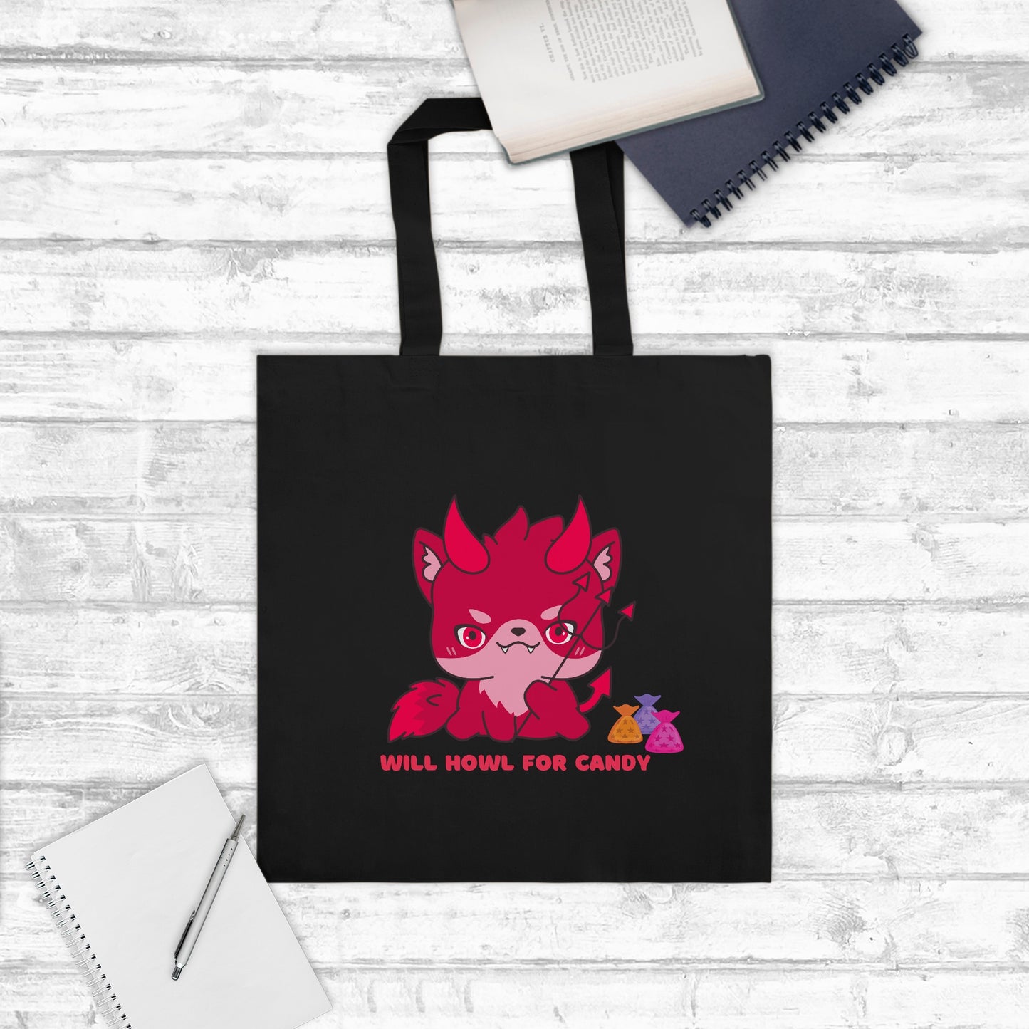 Howl For Candy Tote Bag