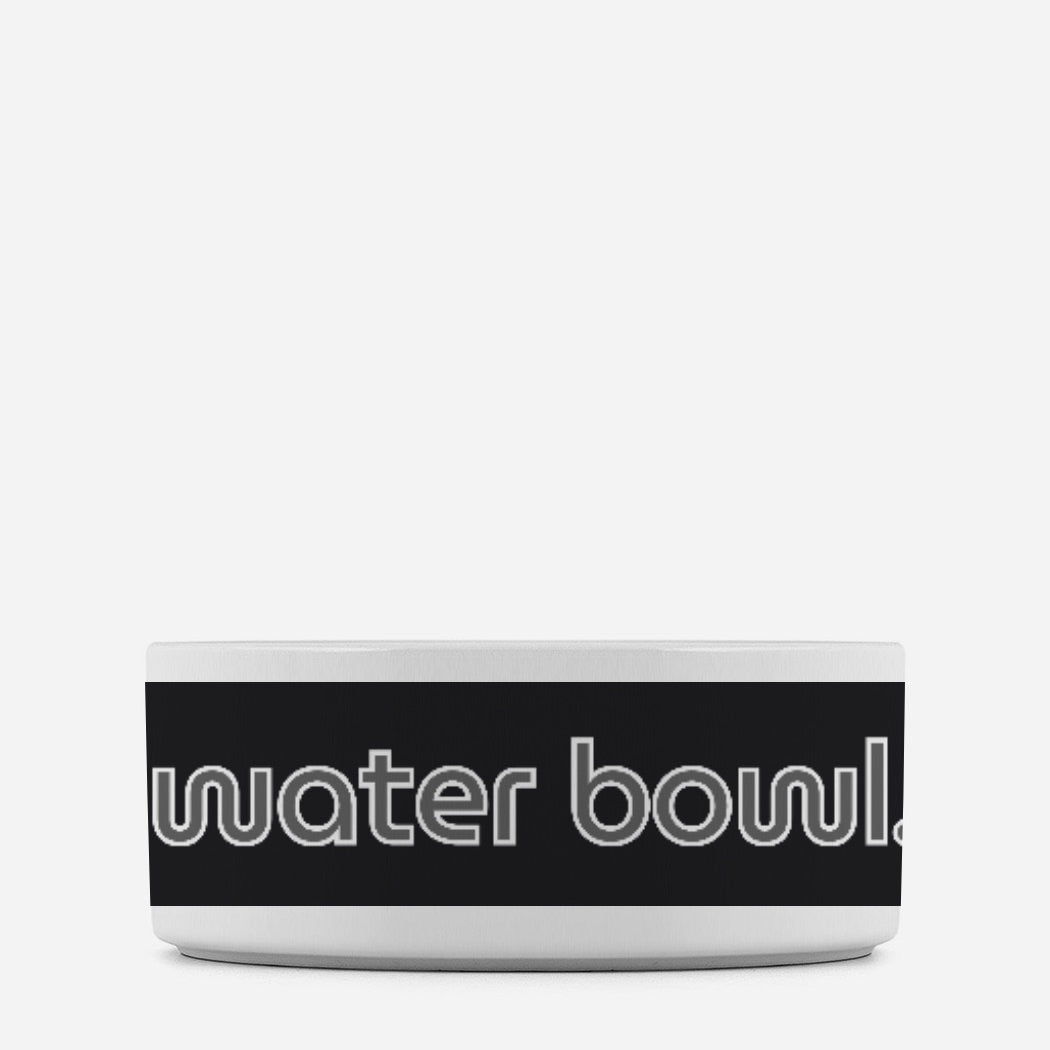 Water Gray Pet Bowl