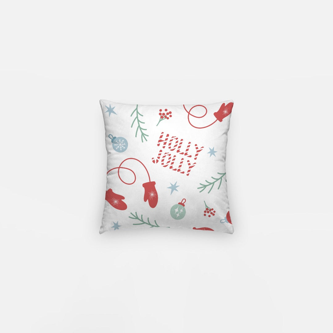 Red Merry Christmas #3 Artisan Pillow Case 10 Inch