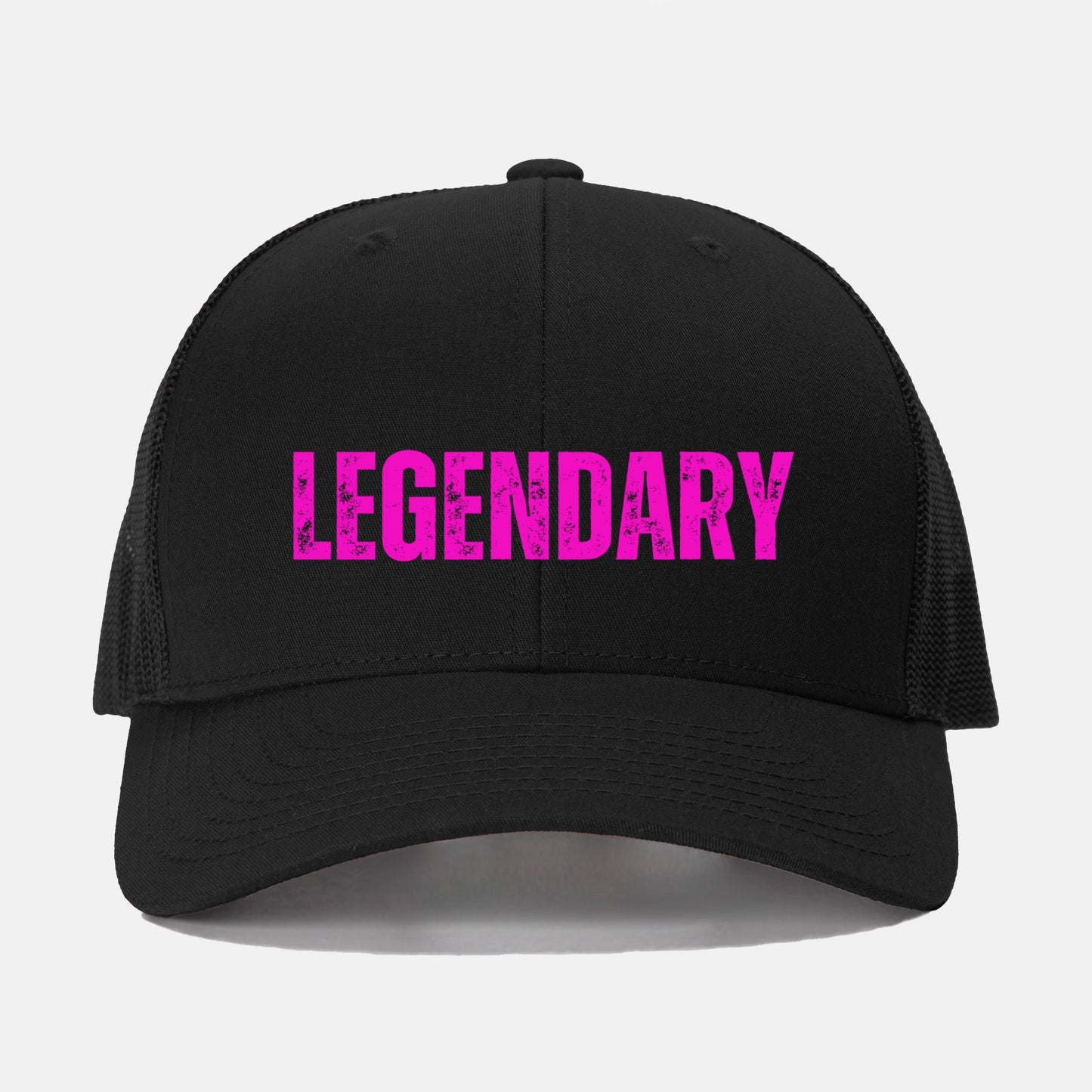 Pink Legendary Retro Trucker Hat