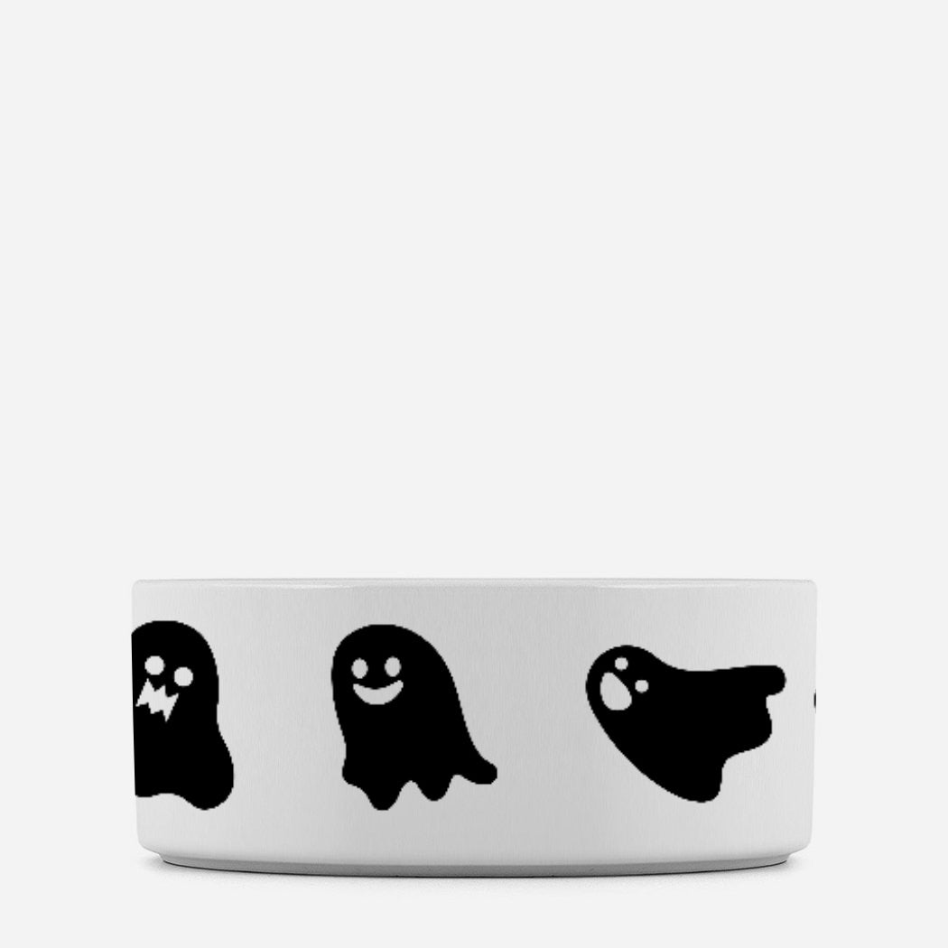 Ghost Pet Bowl Wht