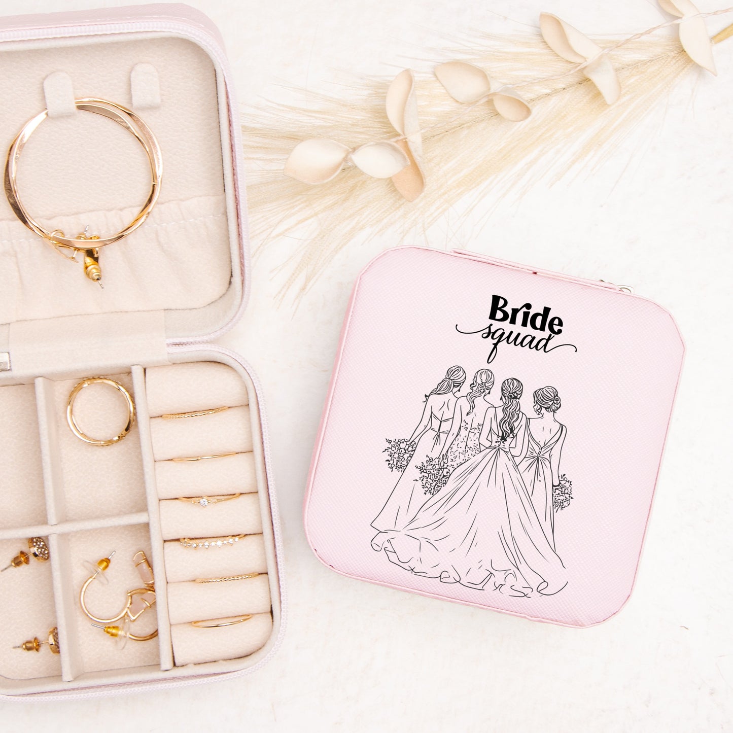 Bride Squad Jewelry Travel Case