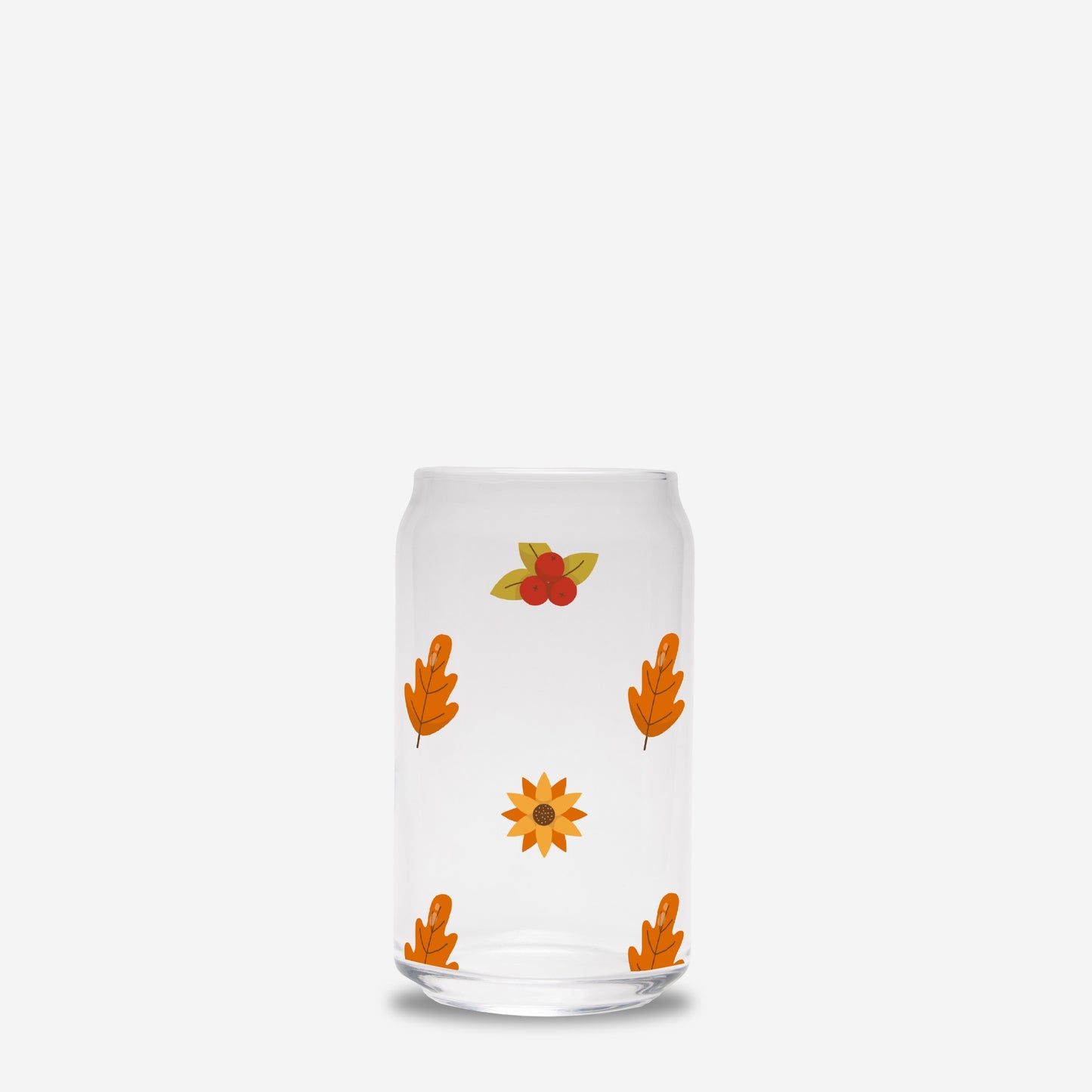 Leaf Glass Can 16oz