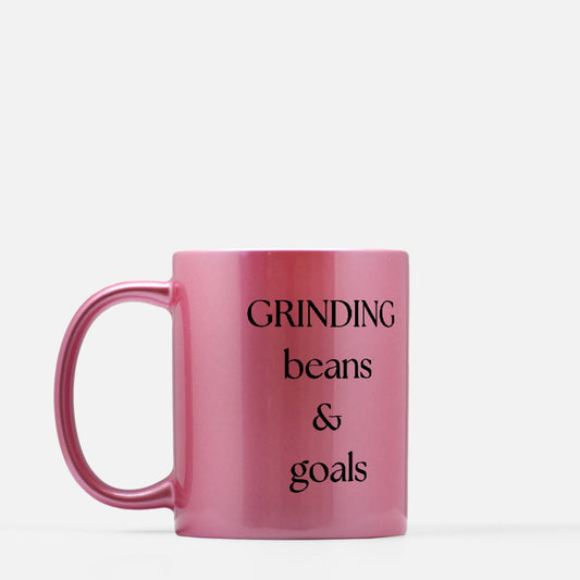 Pink Grinding Mug 11oz