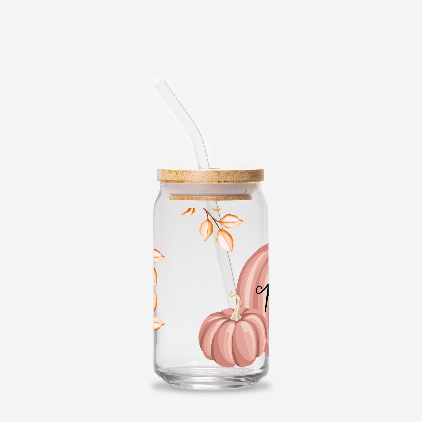 Pumpkin Princess Glass Can 16oz