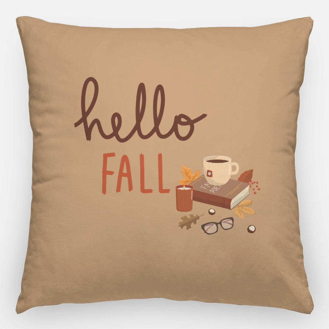 Hello Fall Artisan Pillow Case 24 Inch