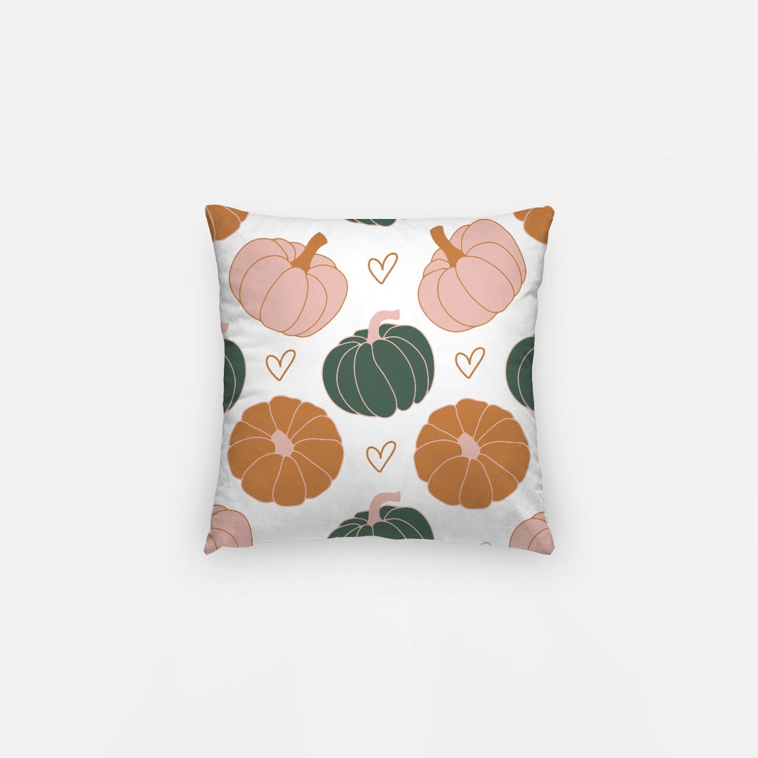 Orange Pumpkins Artisan Pillow Case 12 Inch