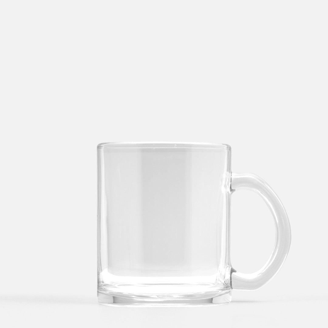 Black Cat Glass Mug