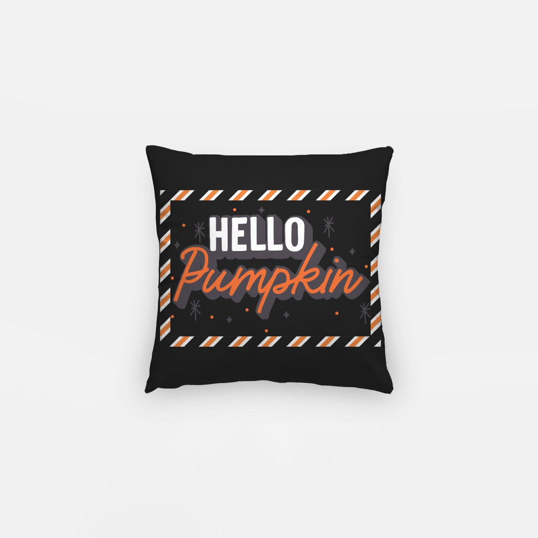 Hello Pumpkin Artisan Pillow Case 12 Inch