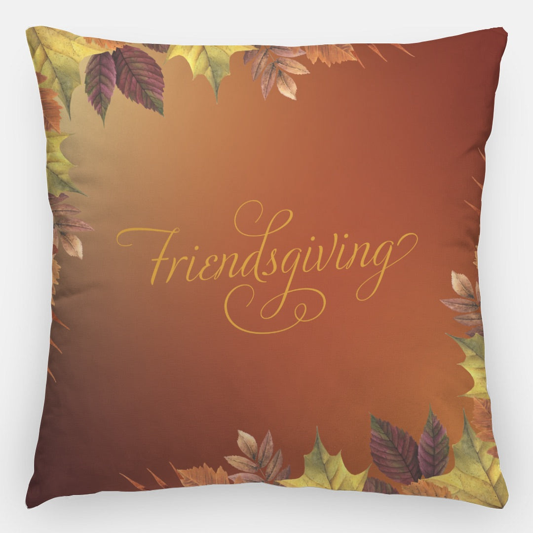 Friendsgiving Artisan Pillow Case 24 Inch