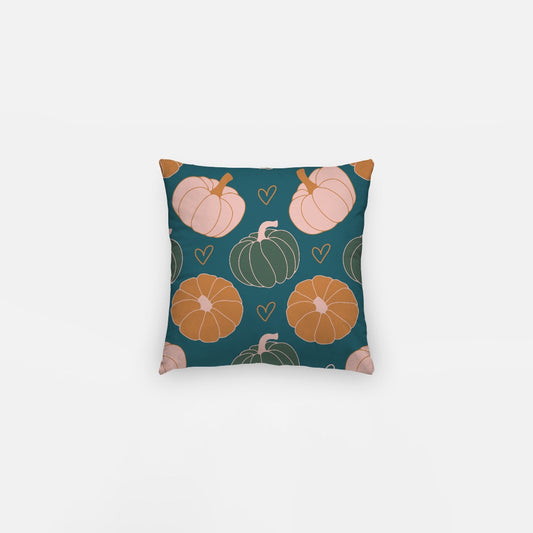 Green Pumpkins Artisan Pillow Case 10 Inch