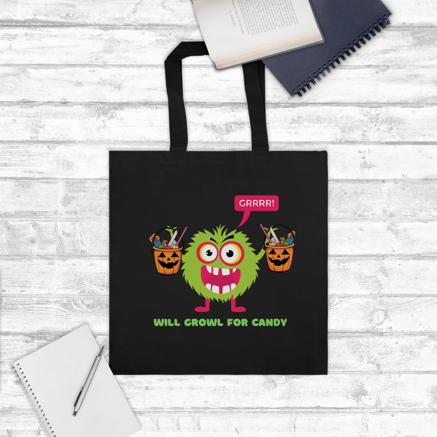 Growl For Candy Tote Bag