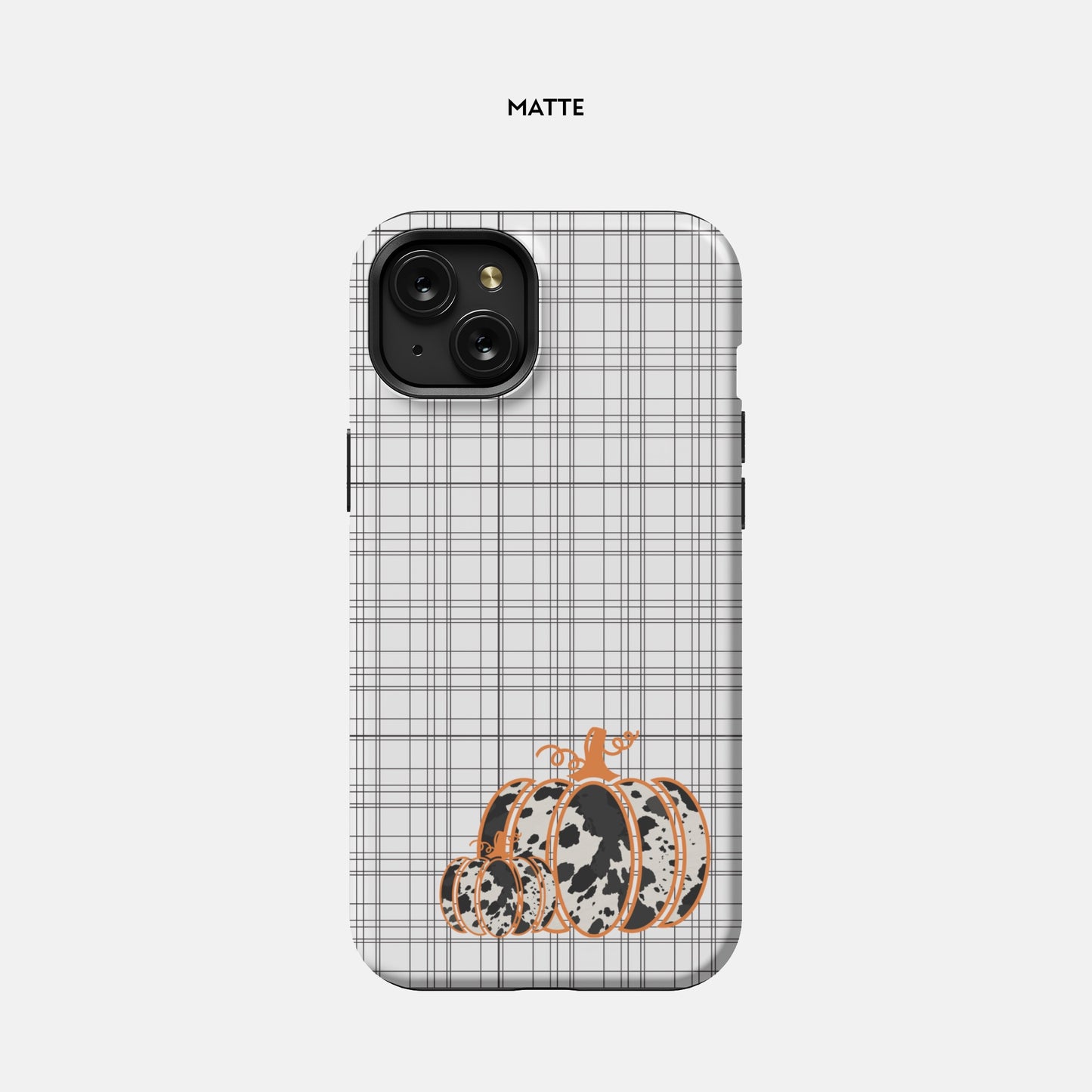 Stripes & Pumpkins iPhone 15 Plus MagSafe Tough Case